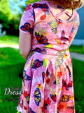 Monarch Butterfly Twirl Dress
