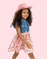 Country Music Star Denim Dress
