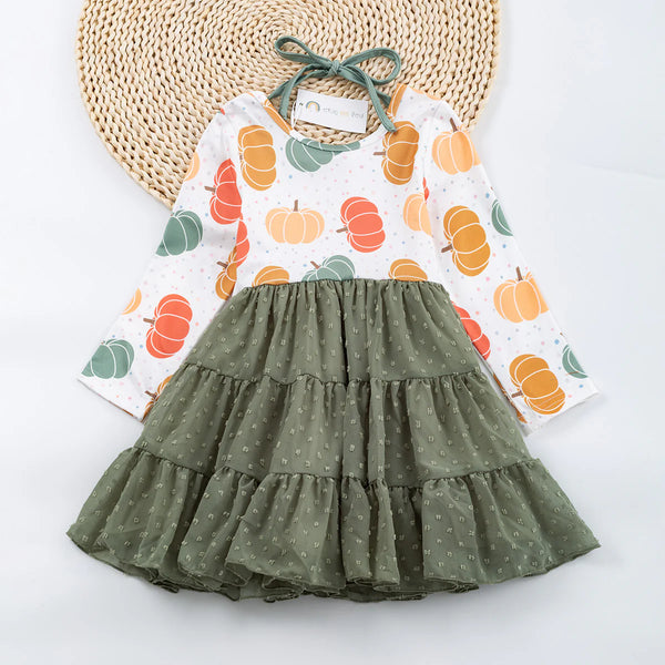 Pumpkin Princess Tulle Dress