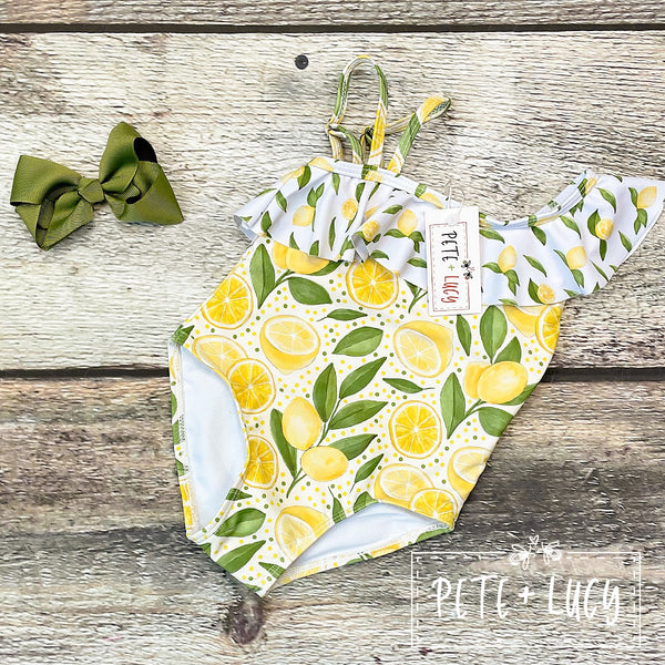 Lovely Lemons Swimsuit 1 Piece