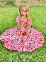 Strawberry Shortcake Inspired Twirl Dress