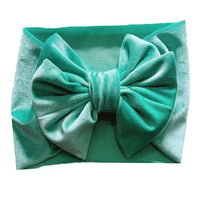 Seafoam Velvet Infant Headwrap