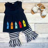 Get Your Crayon On Capri Set